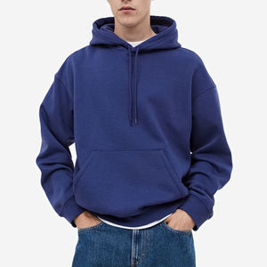 Sudadera con Capucha Extra Grande para Hombre de Alta Calidad, Sudadera con Estampado de Tendencia Invernal, Corte Regular, Talla Grande, Técnicas de Teñido Liso, con Capucha y Bordado - Product Image 1