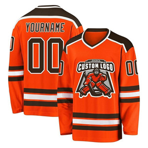 High Quality Custom Sublimation Ice <b>Hockey</b> Jersey Logo Polyester Spandex Material Breathable Quick Dry Unisex Adults OEM Service - Product Image 6