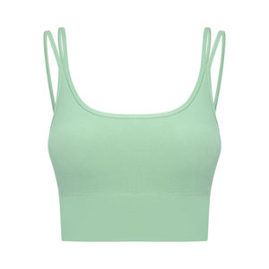 เสื้อชั้นในไร้รอยต่อสำหรับออกกำลังกายเล่นฟิตเนสยิมฟิตเนสบราโยคะ - Product Image 1