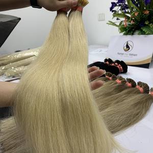 Vente en gros Paquet de cheveux vierges bruts vietnamiens Cuticule cheveux alignés Itip Extension de cheveux humains pour femmes noires - Product Image 4