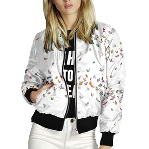 Chaquetas Bomber para Mujer, Color Marrón, Alta Calidad, Personalizables, Prendas Exteriores Elegantes, Más Vendidas, Talla XL, Transpirables, Técnica de Teñido Liso - Product Image 4