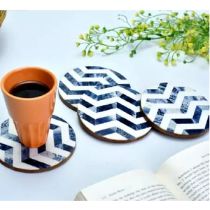 Posavasos antiguo de resina y madera para el hogar, accesorios de cocina, posavasos de negocios para el hogar, Hotel, restaurante, boda, almohadillas - Product Image 2