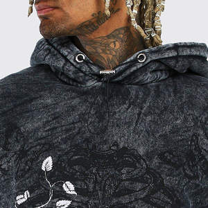 OEM Manufacturer <b>Applique</b> Embroidery And Acid Wash Heavy Weight Low Price Tracksuit Cotton Premium Quality tracksuit - Product Image 5