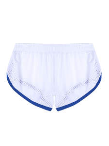 Pantalones cortos de malla de doble capa de alta calidad, transpirables, de secado rápido, para hombre, con logotipo personalizado, pantalones cortos de malla de baloncesto - Product Image 2