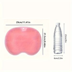 Duş pürüzsüz eksfoliyasyon geri vücut bakımı ayak törpüleyici kaymaz vantuz masaj pedi derin temiz rahatlatıcı peeling banyo Mat - Product Image 3