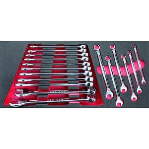 Juego de Herramientas de Espuma Bicolor Usag, Surtido de 17 Piezas, Fuente de Alimentación Manual, Embalaje en Estuche Rígido Duradero - Product Image 1