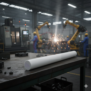 Varilla blanca de HDPE de 15mm X 2M Experimente precisión y durabilidad con la varilla blanca de HDPE Premium diseñada para la excelencia industrial - Product Image 1