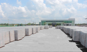 บล็อกผนังคอนกรีตสำเร็จรูปน้ำหนักเบาสีขาวสไตล์โมเดิร์นของ Eblock เวียดนาม - Product Image 2