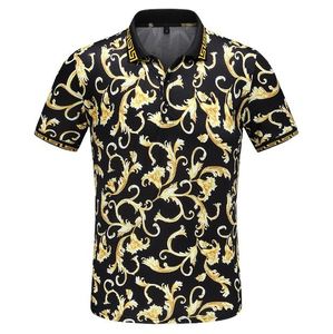 Camiseta de Golf para Hombre, Personalizada, de Manga Corta, 100% Algodón, Tejida, Antiarrugas, con Diseño Personalizado, de Alta Calidad, a Precio Económico - Product Image 1