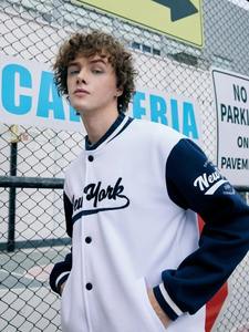 Veste universitaire en laine personnalisée pour hommes, veste Letterman de baseball avec logo brodé en chenille et patchs - Product Image 5