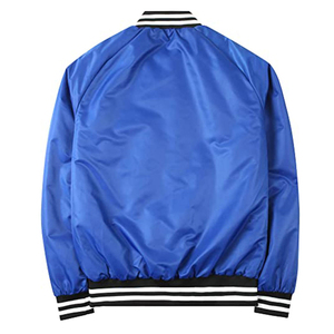 Veste universitaire en polyester 100% personnalisée pour hommes avec toile avec logo du nom du club de sports d'équipe Baseball Letterman University Style - Product Image 5