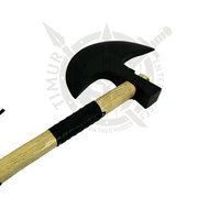 Meistverkaufte Handgeschmiedete Industriequalität Wikinger-Axt Kundenspezifisches Design Hochwertige Kohlenstoffstahl Rosenholzgriff 18-Zoll Doppelaxt