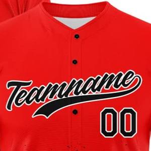 Camiseta de béisbol para hombre de estilo único hecha a medida, transpirable, ligera, cómoda, camiseta de béisbol con tarifa barata - Product Image 2
