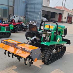 รถแทรกเตอร์ตีนตะขาบขนาดเล็กกะทัดรัดสำหรับการเกษตรรถแทรกเตอร์ฟาร์มสองล้อสูงสำหรับการเกษตรแกนเครื่องยนต์เกียร์ - Product Image 3