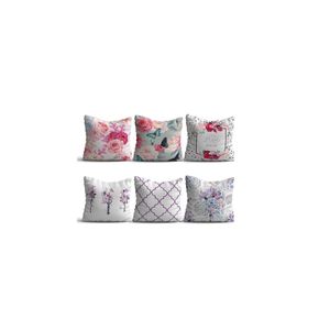 Juego de fundas de cojín a rayas geométricas con estampado Digital 3D de lujo para la vida, 6 piezas, 43x43 cm - Product Image 1