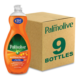 Liquide vaisselle antibactérien Palmolive Ultra, parfum orange, bouteille de 32,5 oz, 9 par carton (US04274CT) - Product Image 4