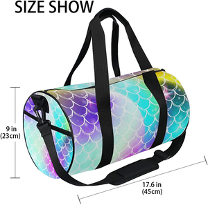 Sac de sport multifonctionnel unisexe, sac de sport, sac de fitness, sac de yoga, matériau en velours côtelé, sac de voyage, sacs de sport - Product Image 4