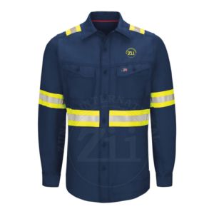 Camisas de Trabajo FR para Trabajadores de la Construcción, Tráfico y Minería, Resistentes al Calor (300-500°C), Reflectantes y de Seguridad - Product Image 4