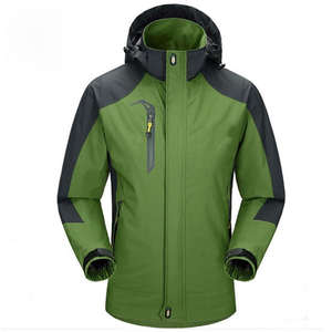 Veste de pluie pour hommes de grande taille en toile imperméable coupe-vent personnalisé pour la chasse en plein air Logo personnalisé - Product Image 4