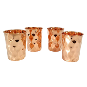 Vaso de cobre puro ecológico para beber agua, para mesa de cocina, bar, whisky, vino, en venta. - Product Image 5