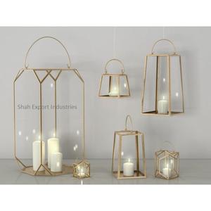 ที่ใส่แก้วเฮอริเคนกรอบโลหะสีดำที่ใส่ชาสำหรับงานแต่งงานและของตกแต่งคริสต์มาส - Product Image 4