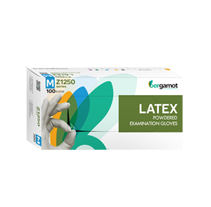 Gants en poudre de latex jetables blancs naturels de haute qualité Produit en caoutchouc à prix économique - Product Image 4