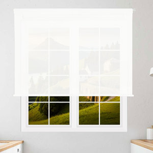 Stores enrouleurs translucides Well Home - Blanc, 180 x 120 cm (largeur x longueur) / Taille du tissu 177 x 115 cm - Product Image 5