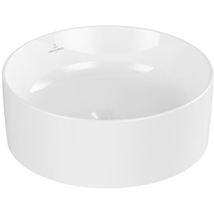 Villeroy & Boch Collaro Round Countertop Washbasin 400mm White Bathroom <b>Sink</b> - Product Image 1