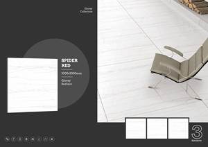 Carreaux de porcelaine brillants 1000x1000 | Carreaux de sol muraux grand format de qualité supérieure 100x100 | Qualité d'exportation moderne, durable et élégante - Product Image 5