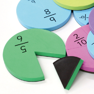 Juguete de Fracciones Matemáticas de Espuma Eva Magnética Colorida para Estudiantes - Product Image 5
