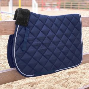 Ensemble de tapis de selle en laine pour l'équitation western, dressage équestre, sur mesure, tissu satiné, tapis de selle pour cheval avec doublure en polycoton - Product Image 2