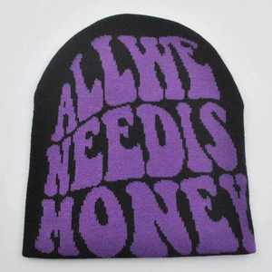 Bonnet décontracté quotidien pour hommes et femmes bonnet de crâne à revers chaud tricoté doux pour une utilisation hivernale en plein air jacquard - Product Image 6