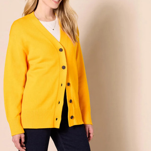 เสื้อสเวตเตอร์คาร์ดิแกนคอวีลำลองสำหรับผู้หญิง2025ใหม่เสื้อสเวตเตอร์ถักแขนยาวกันการหดตัวกันรอยยับ - Product Image 2