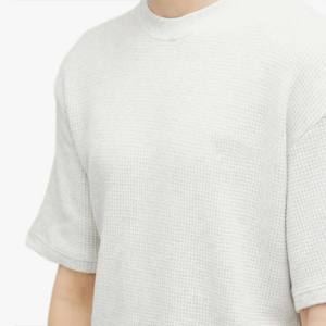 เสื้อยืดวาฟเฟิลคุณภาพสูงสำหรับผู้ชายมีสไตล์ระบายอากาศได้ดีเหมาะสำหรับชุดลำลองอินเทรนด์และกิจกรรมประจำวัน - Product Image 2