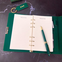 Carnet de notes SIDAIXUE A6 avec porte-clés stylo métallique, étui à cartes et coffret cadeau – Direct Usine