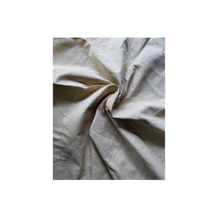 Fournisseur en gros de tissu et de matière première textile recyclable et réutilisable de couleur naturelle 8 onces de tissu de canard en coton - Product Image 1