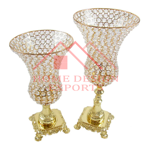 Portavelas de Vidrio de Lujo para Centros de Mesa de Boda, Decoración Moderna para el Hogar, Portavelas Votivo - Product Image 5