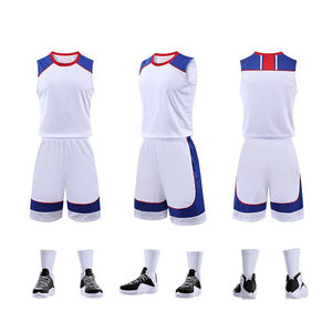 Ensembles de maillots de basket-ball unisexe uniforme de basket-ball vêtements maillots respirants chemises sans manches uniformes de qualité supérieure - Product Image 4