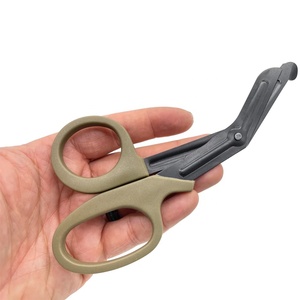 Tijeras Quirúrgicas de Acero Inoxidable para Primeros Auxilios en el Hogar, Tijeras Tácticas Universales para Campismo y Rescate al Aire Libre - Product Image 4