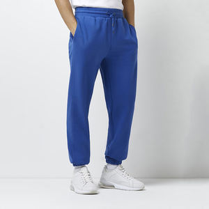 Pantalones de chándal de alta calidad para hombre 2024, estampado de logotipo personalizado, peso ligero, cintura con cordón, estilo informal, liso, teñido, recto, venta al por mayor - Product Image 2