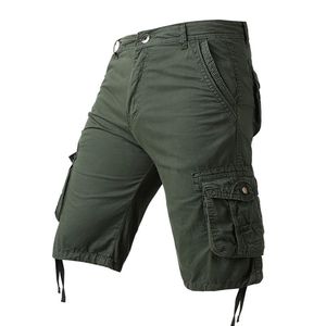Shorts cargo décontractés pour hommes Séchage rapide et imperméable multi-poches pour la pêche et la chasse en plein air Pantalons courts pour hommes - Product Image 1