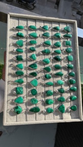 Authentic Natural Malachite Gemstone <b>Pendants</b> Premium Quality Green <b>Crystal</b> <b>Pendant</b> for Jewelry Necklace Fashion Jewelry in Bulk - Product Image 4