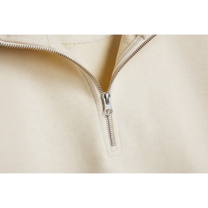 Sweat à capuche unisexe en molleton français 100 % coton de haute qualité, coupe quart de zip, coupe-vent, 230 g, confortable et élégant, idéal pour l'hiver - Product Image 5