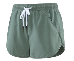 Shorts Deportivos 2 en 1 de Secado Rápido para Mujer, Shorts de Entrenamiento con Cordón, Doble Capa, para Gimnasio, Yoga, con Bolsillos - Product Image 3