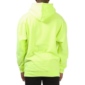 Pro Club Unisex Custom Comfort Pullover <b>Hoodie</b> (9oz) <b>Men's</b> Fleece Sweatshirt with Neon <b>Yellow</b> Print Design - Product Image 4