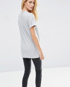 T-shirt pour femme de haute qualité 100 % coton, coupe ajustée, vêtements surdimensionnés, fournisseur, étiquette de col et emballage personnalisés - Product Image 3