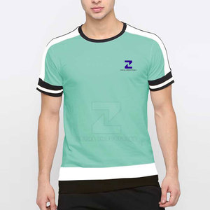 T-shirt pour homme avec logo personnalisé - 100% coton, couleurs unies personnalisées, tailles, blanc, écologique, respirant, haute qualité, fabriqué au Pakistan - Product Image 1