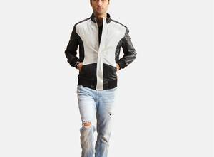 2025 New Men's High Quality Custom Fashion Designs <b>Long</b> Sleeves Outerwear Street Style Causal Breathable <b>Leather</b> <b>Jacket</b> - Product Image 4