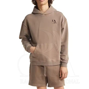 เสื้อฮู้ดและกางเกงขาสั้นลำลองสำหรับผู้ชายสไตล์ฤดูหนาวที่กำลังมาแรง - Product Image 1