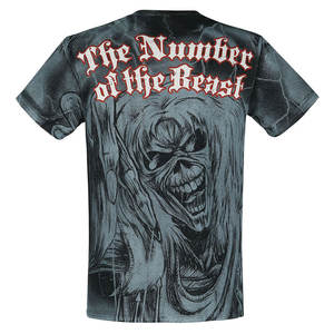 เสื้อยืดลำลองสำหรับผู้ชายฤดูร้อนพิมพ์ลายสีพื้นแขนสั้นแบบถักระบายอากาศพิมพ์ลายดิจิตอล - Product Image 2